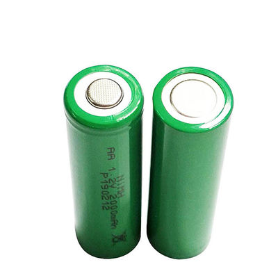 kupować Fabryka Bezpośrednia sprzedaż 1,2V 2000MAH 1500mAh 1800mAh AA wielkość Ni-mh Niklu metalowy hydryd baterii online manufacture