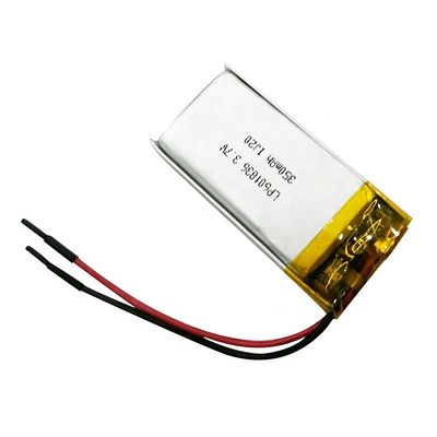 kupować OEM Litowo-jonowa bateria polimerowa wodoodporna Li-jonowa bateria 3,7 V 350mah ładowalna online manufacture