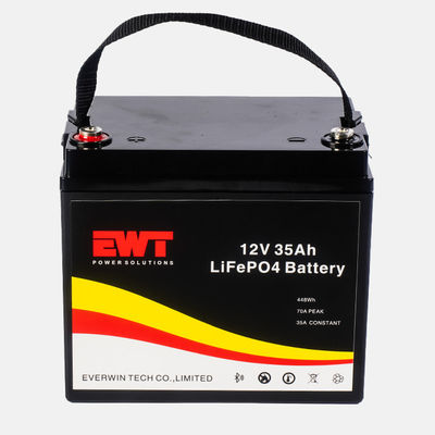 kupować 12Zastępny zestaw baterii litowej LiFePO4.8V Systemy energetyczne Elektryczne 12V 35Ah Litowe żelazo-fosforanowe baterie produkcja online