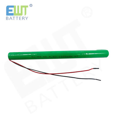 kupować Duża gęstość energii NIMH AA 4.8V 1300mAh Akumulator NiMH Ładowalny z opcją wysyłki lotniczej produkcja online