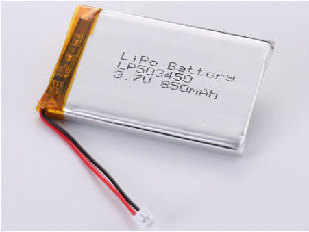 kupować LP503450 3.7V 850MAH Li-polymer Battery High Capacity for Power Users Oem Odm Supported CE Certificates produkcja online