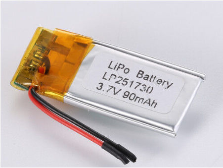 kupować Akumulator Li-ion o napięciu 3,7 V 90 MAH, chroniony PCB, akumulator poliestrowy litowy z ochroną prądu produkcja online