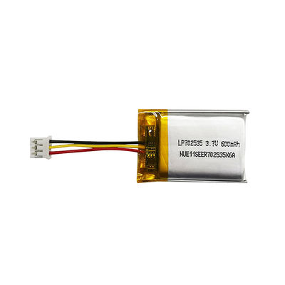 Lp702535 3,7v 600mah Litium Polymer Lipo Battery Pack Material anodowy