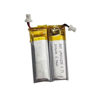 Niestandardowa bateria litowo-polimerowa LP601235 3.7v 250mAh LiPo bateria