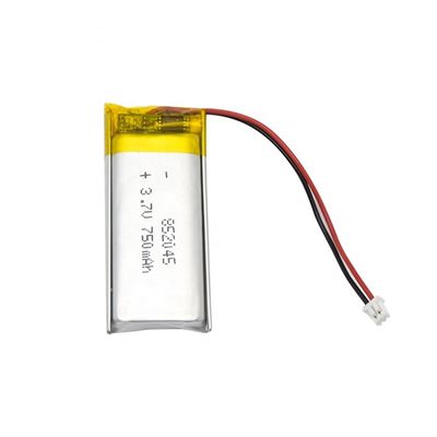 OEM / ODM Polimerowe baterie litowe 3.7V 750MAH LiPo baterie LP852045