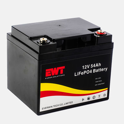 LiFePO4 Litium Battery 12.8V 54Ah Litium Iron Phosphate Battery Pack SLA wymiana baterii lfp