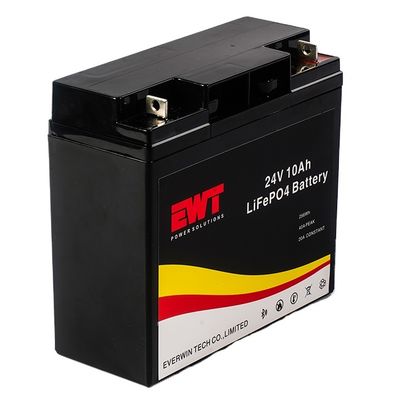 Głęboki cykl Lifepo4 24V 10Ah Lifepo4 bateria litowa