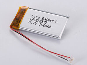 100mAh 3,7V bateria polimerowa litowa do stabilnego i trwałego zasilania