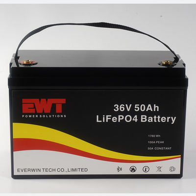 Wynik stałej pojemności 36V 50Ah Lifepo4 Bateria do magazynowania energii dla kwasu ołowiowego