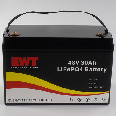 Wysoki poziom bezpieczeństwa 48V 30Ah Lifepo4 akumulator do magazynowania energii dla kwasu ołowiowego