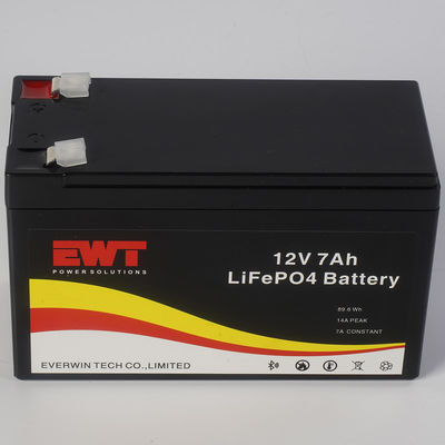 Długa żywotność 12V 7AH VRLA Lifepo4 Deep Cycle Lithium Iron Phosphate Battery Pack