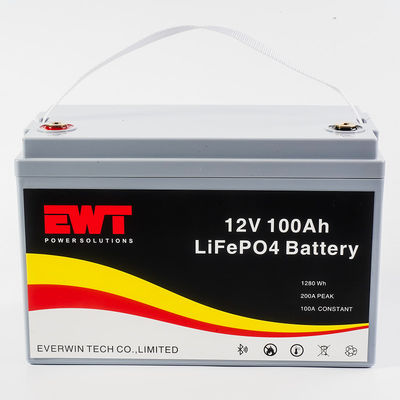 Akumulator litowy 12V 100Ah EWT do skuterów kempingowych Golf Wysoka pojemność