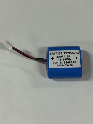 3.6V akumulator z tlenkiem tionylochlorku litowego z niebieskim logo i logo dostosowanym do potrzeb