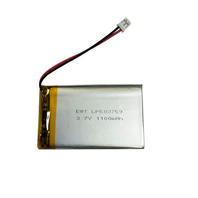 Srebro Litium Polimerowy Akumulator LP503759 3.7V 1100mAh dla długotrwałej wydajności