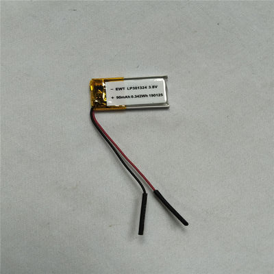 LP301324 3,8V 90mAh Litium Polimerowy Bateria OEM Odm Wspierany A Grade