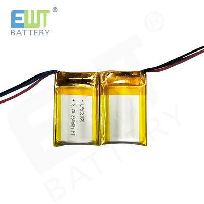 4.2V ładowanie napięcia odcięcia i Li-Poly bateria z komórkami LP502030 3.7V 250mAh