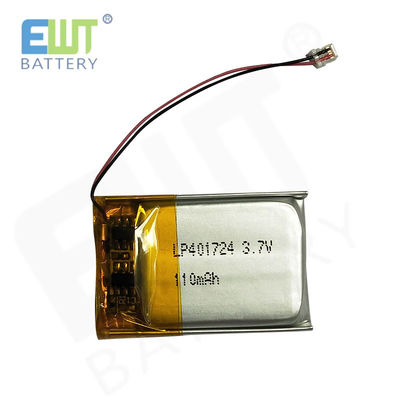 Bateria polimerowa LP401724 3.7V 110mAh dla niezawodnej i lepszej wydajności