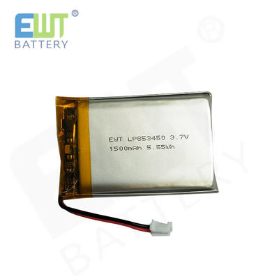 LP853450 3.7V 1500MAH Li-polimerowy ogniw zasilania z maksymalnym prądem ładowania 1C