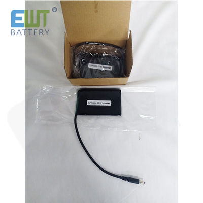 LP505585 11,4V 2600mAh Litowy Polimerowy Akumulator Z Kablem Prądami