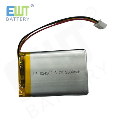 LP824262 3,7V 2600mAh Wysokiej Pojemności LiPo Pack Power dla urządzenia LED