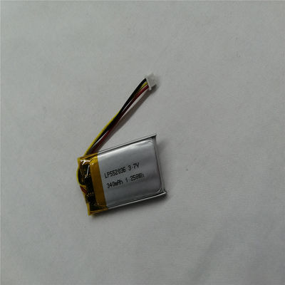 Litowo-polimerowy akumulator LP552036 3.7V 340mAh do zasilania awaryjnego