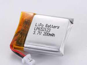 LP652123 3,7V 200MAH Typ biznesowy srebrnej baterii poliestrowej litowo-sybrnej z funkcjami bezpieczeństwa Ochrona przed przeładowaniem i kolor