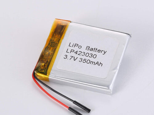 LP423030 3,7V 350MAH Długotrwała bateria polimerowa litowa do urządzeń ładowalnych -20 do 45 stopni Celsjusza