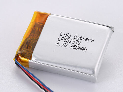 LP552530 3,7V 350MAH Akumulator polimerowy litowy do ładowania -20 do 45 stopni Celsjusza Najwyższa wydajność