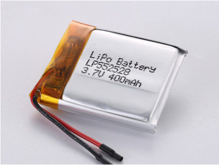 LP552528 3,7V 400MAH LiPo Pack o dużej pojemności do długotrwałego zasilania z niskotemperaturowym akumulatorem Li-po i folią srebrną