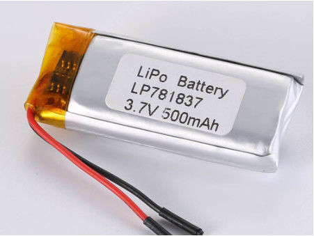 LP781837 3,7V 500MAH 1C Prąd stałego rozładowania Polimerowa bateria litowa do smartfonów