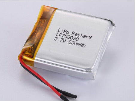 LP753030 3,7V 630MAH srebrny litowo-polimerowy akumulator dla długotrwałej wydajności