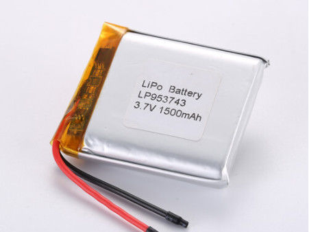 LP953743 3.7V 1500MAH producenci baterii litowo-jonowych Długotrwała bateria litowo-polimerowa do ładowania -20°C do 60°C