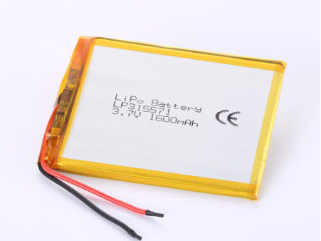 LP315571 3.7V 1600mAh Li-ion Battery z ochroną przed przeładowaniem i długą żywotnością