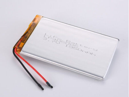 LP405085 3.7V 1950MAH srebrny litowo-polimerowy akumulator o maksymalnej prędkości rozładowania 1C i klasie A 12 miesięcy 1 rok gwarancji