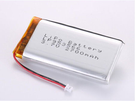 LP953566 3,7V 2700MAH Polimerowa akumulator Litowy pryzmatyczny, kieszonkowy, przycisk kształt A