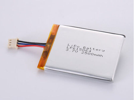 2500MAH Li-ion Battery Producents, LP615064 3.7V Lipo Battery dla wymagań klientów