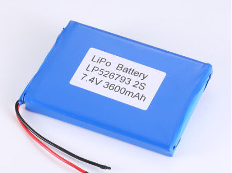 LP526793 7,4 V Li-ion Battery Producentzy Polimerowe baterie litowe z metodą ładowania CC/CV