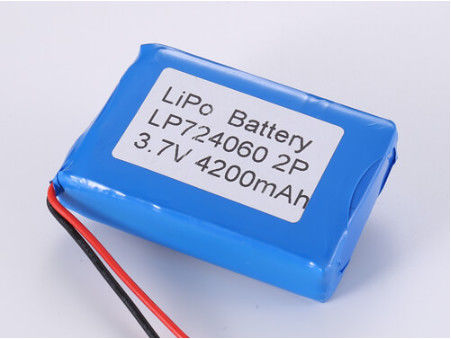 LP724060 3,7V 4200MAH Li-ion Battery dla zastosowań przemysłowych w zakresie prądu rozładowania 1C