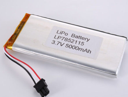 LP7852115 3.7V 5000MAH Li-Ion Battery Producents OEM Odm Wspierany wysokiej pojemności LiPo Pack z 2-3 godzin czasu ładowania