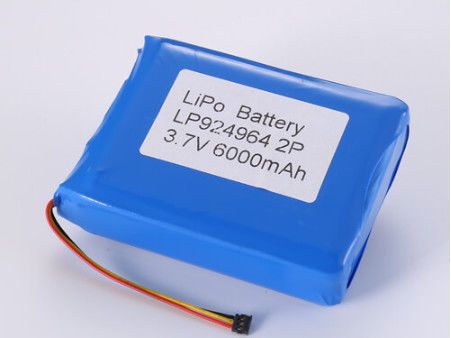 500 cykli 3,7V 6000mAh Li-ion Battery dla klasy A Li-polimerowej komórki temperatury rozładowania -20°C do 60°C