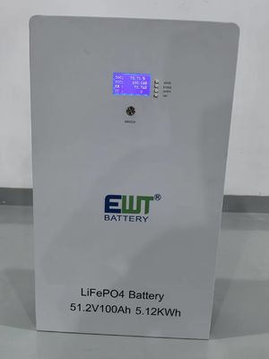 Premium EWT LiFePO4 51.2V 100Ah 5,12kWh bateria do niezawodnej energii słonecznej i RV