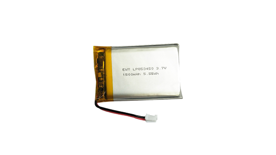 LP853450 3,7V 1500mAh Miniaturowa bateria LiPo -20°C do 60°C